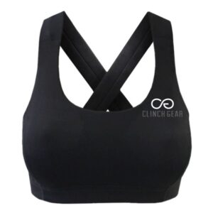 Performance Racerback Lux Sports Bra - Black/White