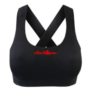 Performance Racerback Crush Sports Bra - Black/Red