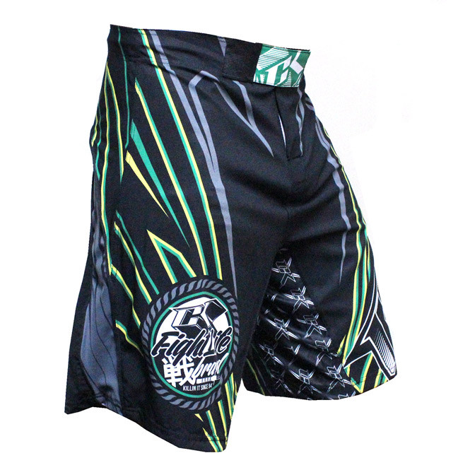 Contract Killer Jagged Green Shorts - Image 3