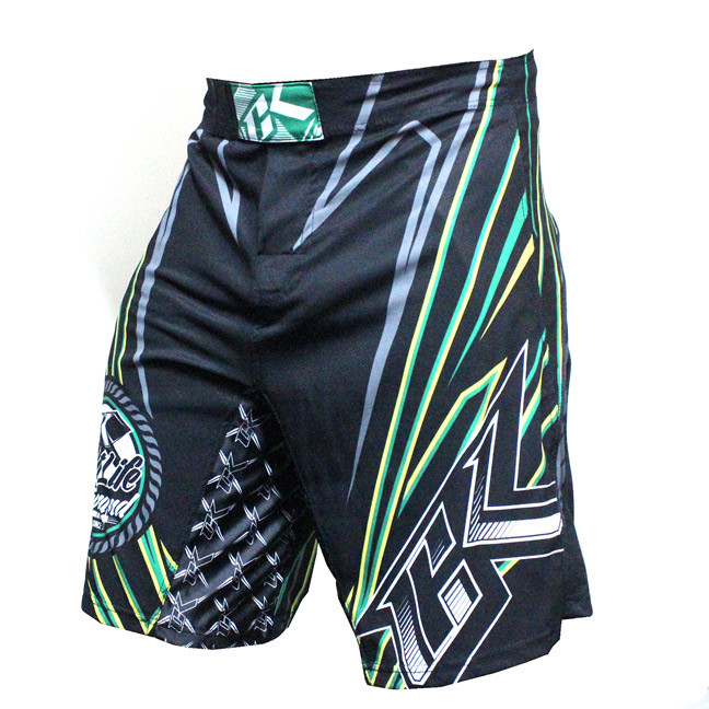 Contract Killer Jagged Green Shorts - Image 2