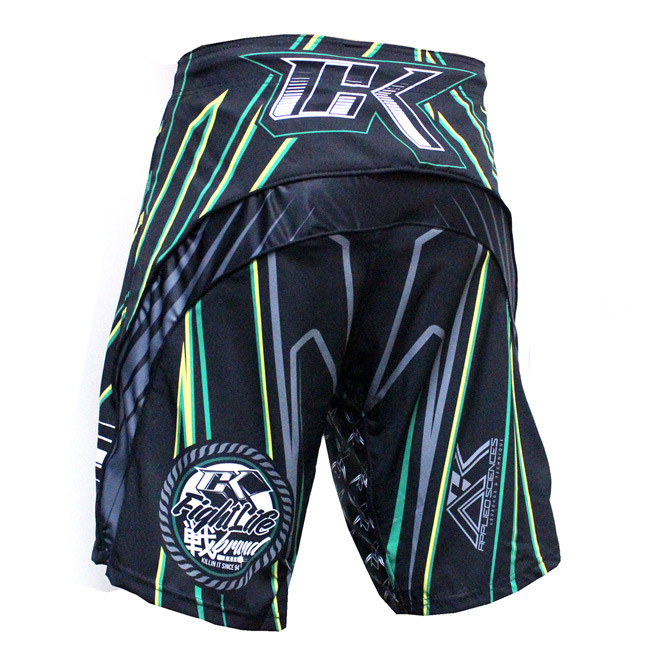 Contract Killer Jagged Green Shorts - Image 4