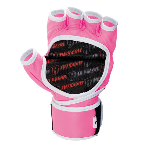 Revgear Deluxe Pro MMA Gloves - Pink - Image 2