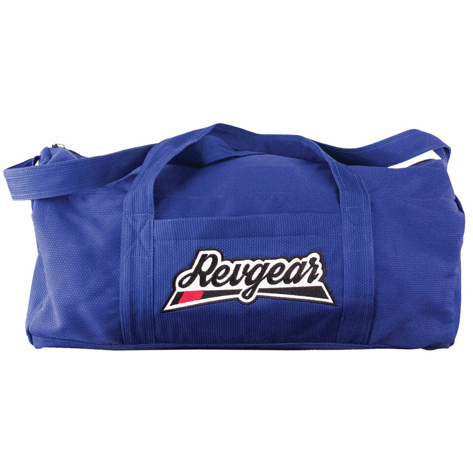 Revgear 4-Pocket Jiu Jitsu Duffel in Gi Fabric - Blue - Image 2