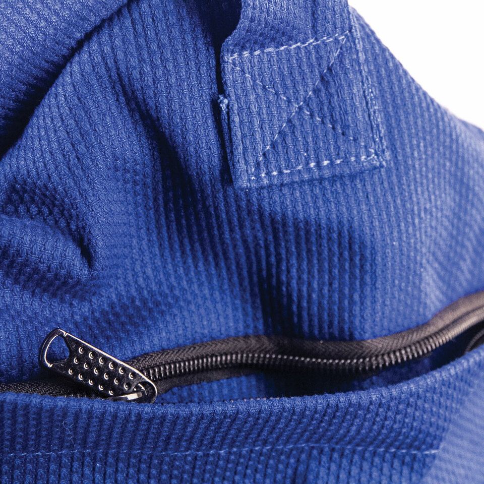Revgear 4-Pocket Jiu Jitsu Duffel in Gi Fabric - Blue - Image 4