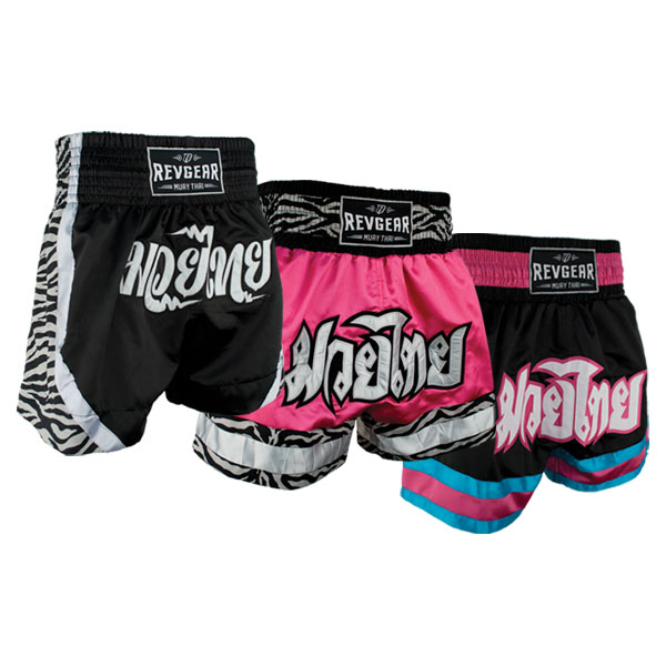 Revgear Women's Apsara Thai Shorts (Black) - Image 2