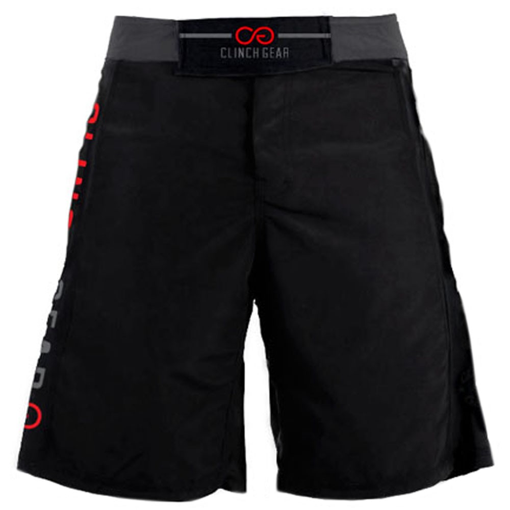 Clinch Gear Crossover 3 Shorts - Flash - Black/Grey/Red - Image 3
