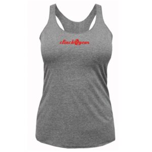 Clinch Gear Women's Crush V Neck - Heather/Red