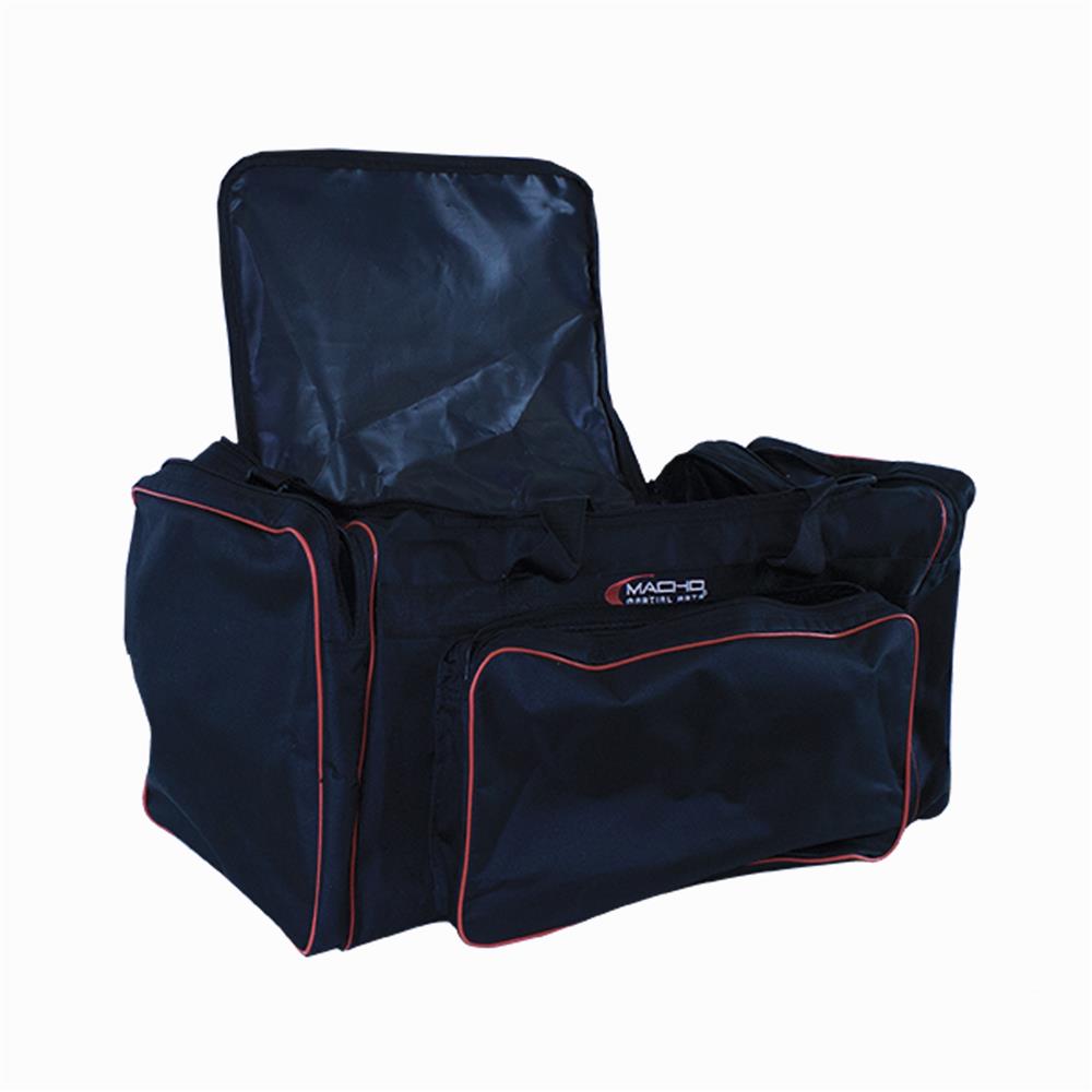 Macho Sports Bag - Black w/Red Trim - Image 2