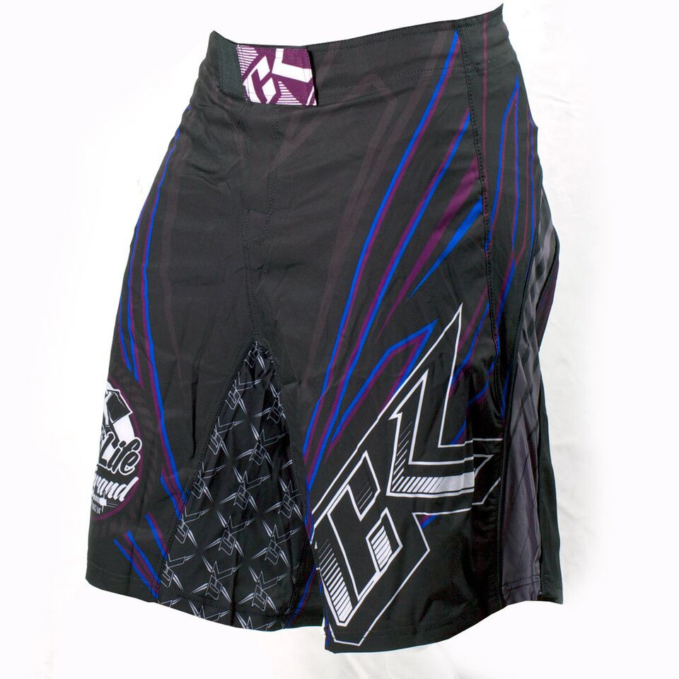 Contract Killer Jagged Blue Shorts - Image 2