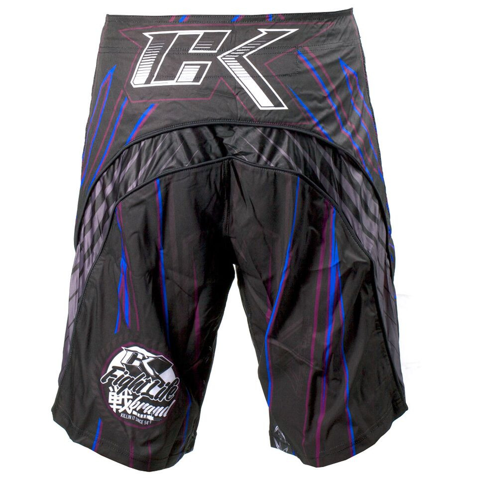 Contract Killer Jagged Blue Shorts - Image 3