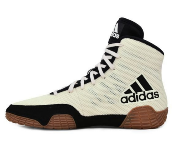 Adidas 230 Tech Fall 2.0 Wrestling Shoe - White and Black - Image 2