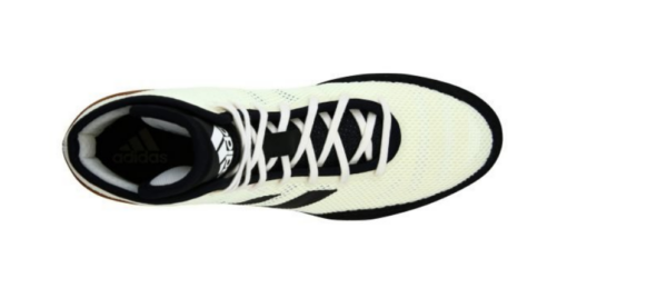 Adidas 230 Tech Fall 2.0 Wrestling Shoe - White and Black - Image 3
