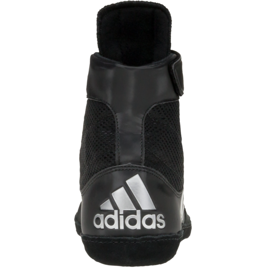 Adidas Combat Speed 5 Wrestling Shoe - Black/Silver/Black - Image 4