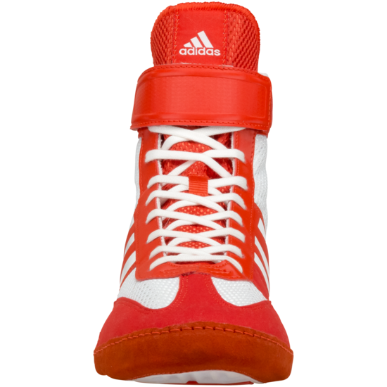 Womens Combat Speed 5 Wrestling Shoe - Red/White/Red - Image 3