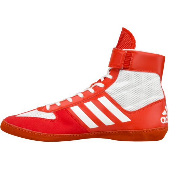 Womens Combat Speed 5 Wrestling Shoe - Red/White/Red - Image 2