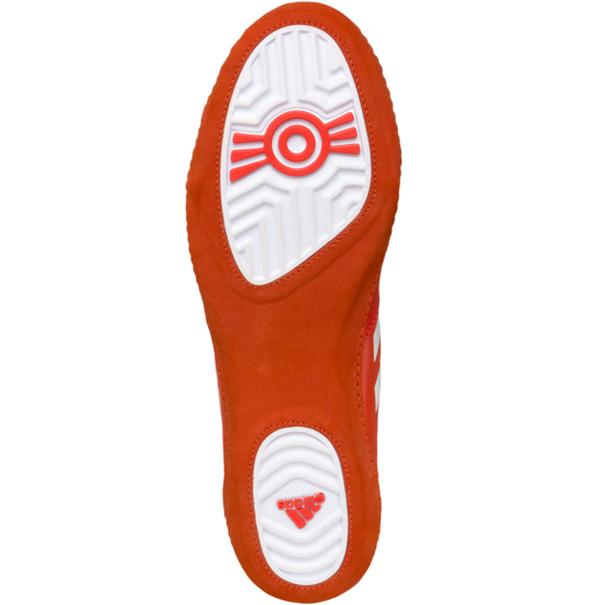 Womens Combat Speed 5 Wrestling Shoe - Red/White/Red - Image 5