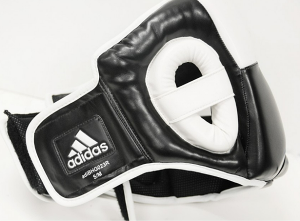 Adidas Full Face Protective Boxing & MMA Head Guard - Real Leather - Image 3