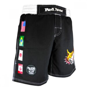 Red Nose Pitbull Jiu-Jitsu Grappling and MMA Shorts
