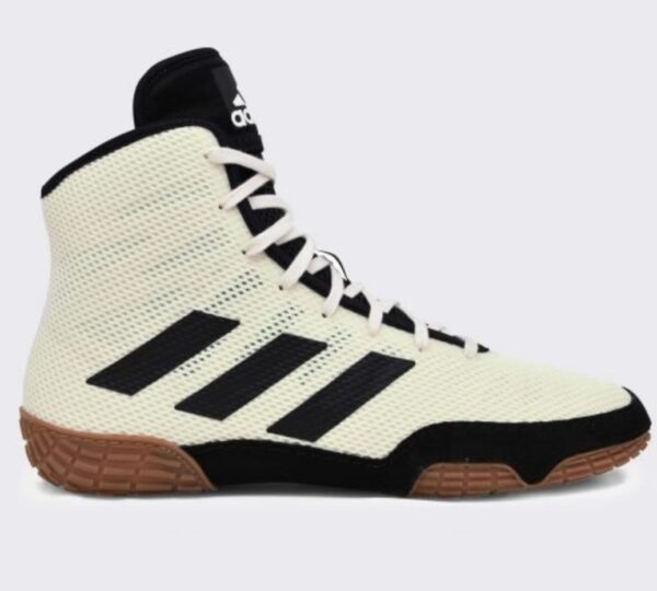 Adidas 231-Tech Fall 2.0 Youth Wrestling Shoe -White & Black