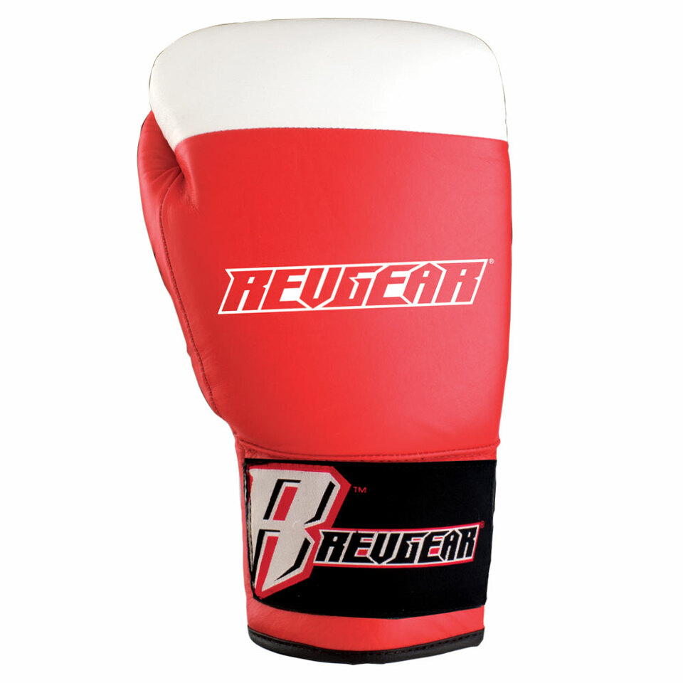 Amateur Lace Boxing Gloves - Red - Image 2