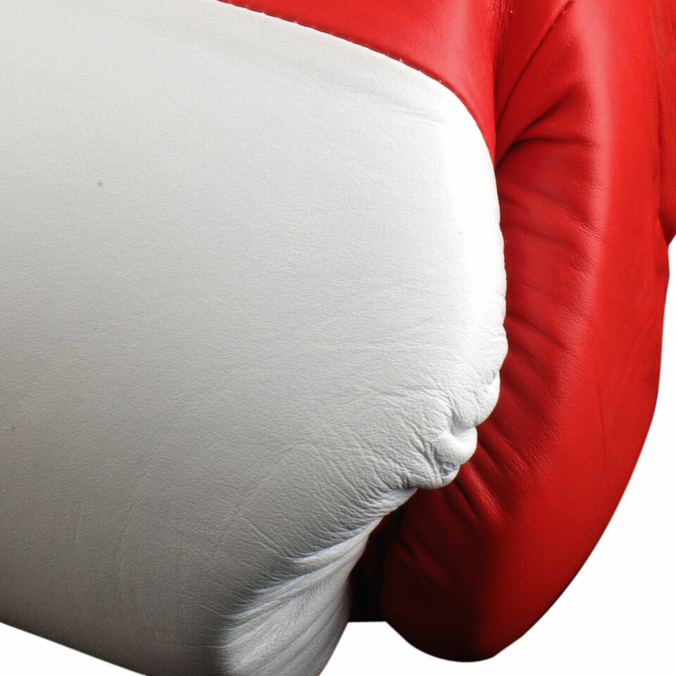 Amateur Lace Boxing Gloves - Red - Image 4