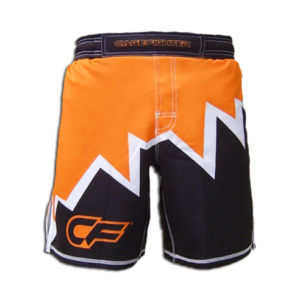 CF Apex Wrestling and MMA Board Shorts - Orange w/Black