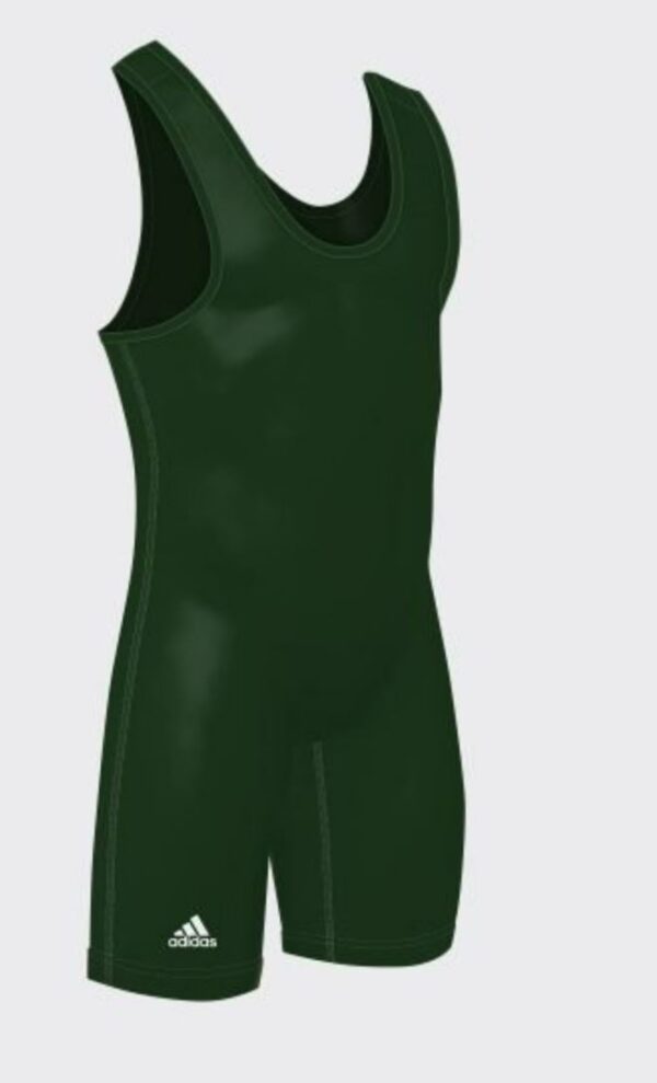 Adidas Solid Color Stock Wrestling Singlet Uniform - Image 5