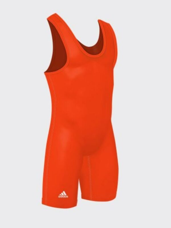 Adidas Solid Color Stock Wrestling Singlet Uniform - Image 6