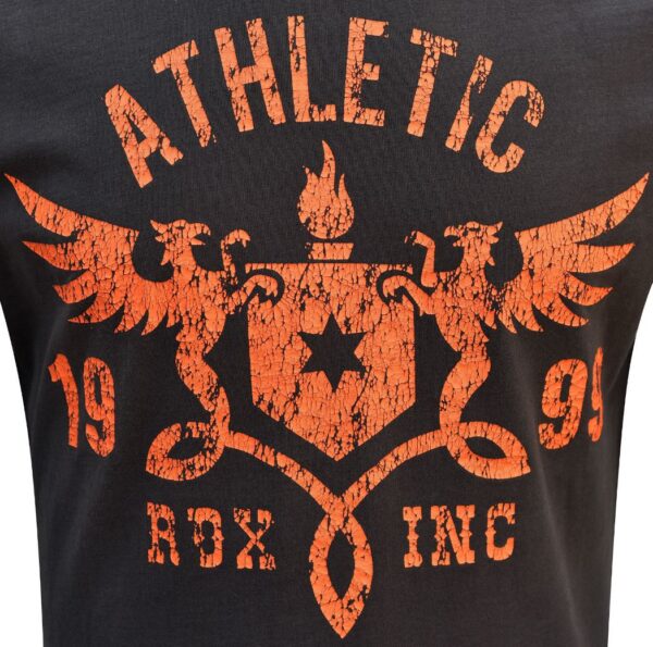 RDX Black/Orange Cracked Crest T-Shirt - Image 5