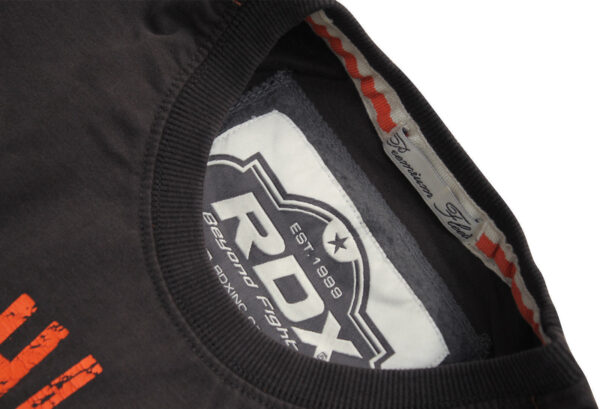 RDX Black/Orange Cracked Crest T-Shirt - Image 3