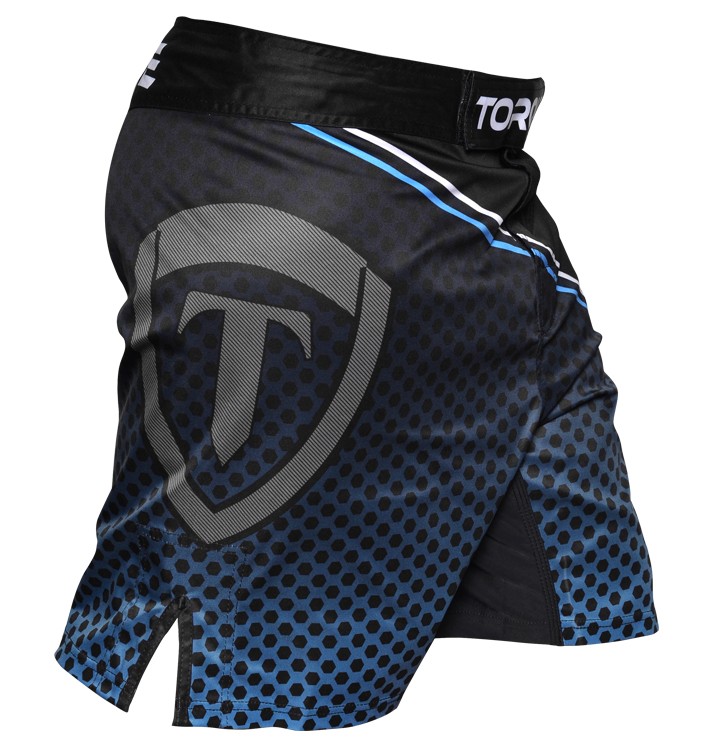 Torque Blue Grid Performance Shorts - Image 2