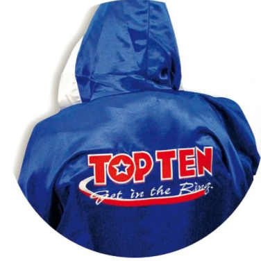 Top Ten Boxing Robe - Black - Image 2