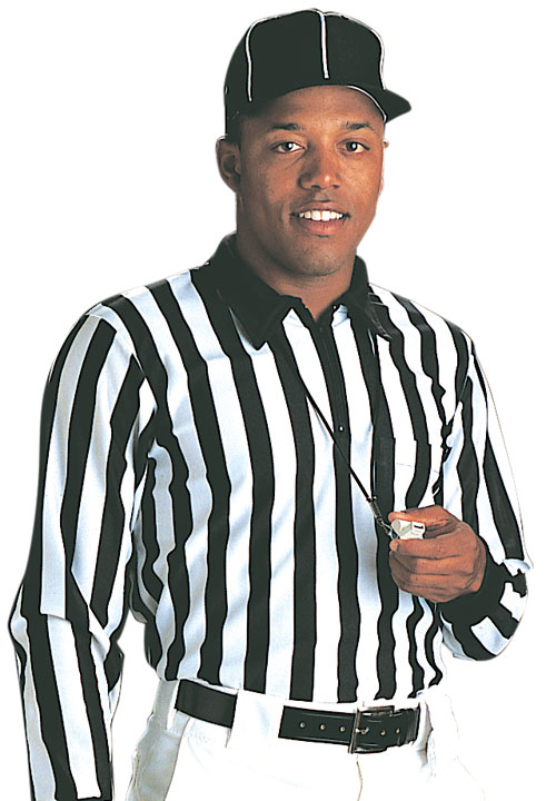 Cliff Keen Collared Long Sleeve Wrestling Official's Shirt - Image 2