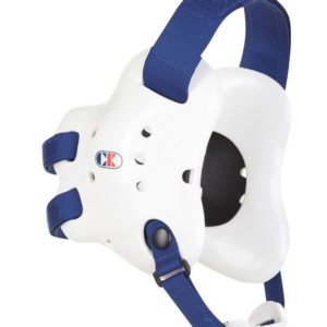 Cliff Keen Fusion Wrestling Headgear - White and Royal Blue