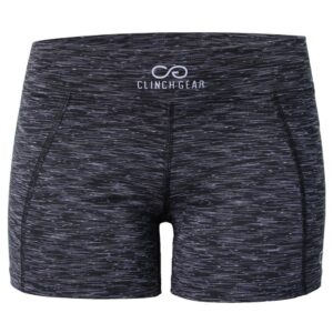 Cross Training Compression Micro Booty Shorts - Black/White