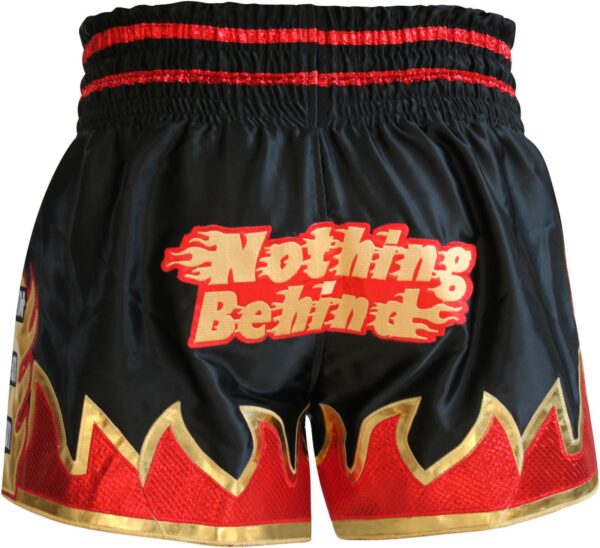 RDX Crimson Satin Muay Thai Shorts - Image 3