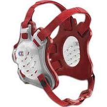 Cliff Keen F5 Tornado Wrestling Headgear - Translucent and Red