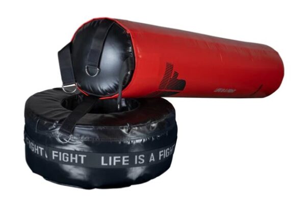 Fighter 3-in-1 Free Standing Portable Boxing Bag Red - Image 4