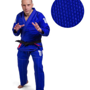 Fighter BJJ Gi Pearl Weave Uniform - Blue BJJBLU-07