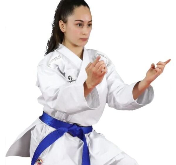 Fighter Hayashi Karate-Gi Bunkai - White Embroidery - Image 2