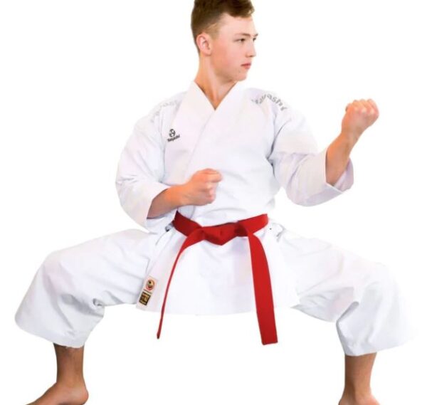Fighter Hayashi Karate-Gi Bunkai - White Embroidery - Image 3