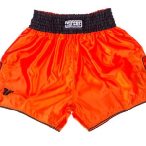 Fighter Muay Thai Kickboxing Shorts Bangkok Orange & Black