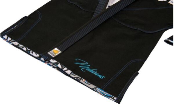 Fighter Top Ten Brazilian Jiu Jitsu Uniform Mohicans- Black - Image 3