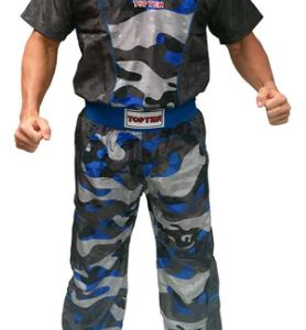 Fighter Top Ten Energy Uniform 1682-CAB Model - Blue Camo