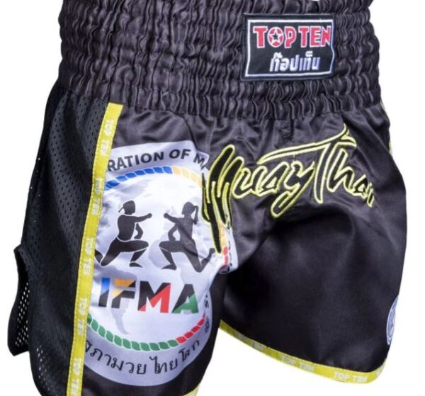 Fighter Top Ten IFMA Shorts Patchara - 18512 - Black - Image 2