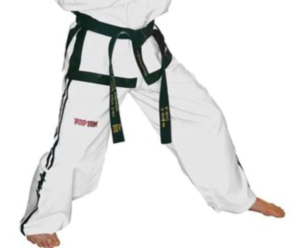 Fighter Top Ten ITF Master Instructor Taekwondo Uniform - Diamond 1 - White M.I.3 - Image 2