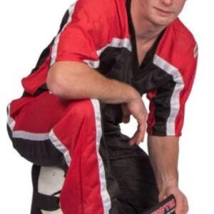 Fighter Top Ten Mesh Uniform 1605-S Model - Black/Red