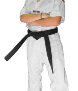Fighter Top Ten Mesh Karate & Kickboxing Uniform  - White