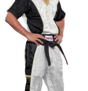 Fighter Top Ten Uniform 1608-1WBG Model - White/Black/Gold