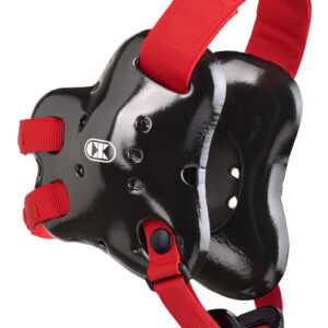 Cliff Keen Fusion Wrestling Headgear - Black/Scarlet